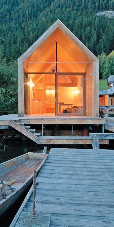 Badehütte am Weissensee, 2007; Architektur: Arch. DI Peter Jungmann | Foto: © Wolfgang Retter