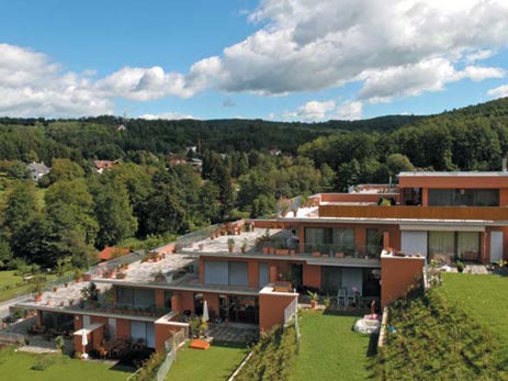 Wohnanlage ALPHAWOLF Graz Andritz, Bauabschnitt 3; Architektur: Pentaplan Arch. Wolfgang Köck; Foto: © Pentaplan Arch. Wolfgang Köck